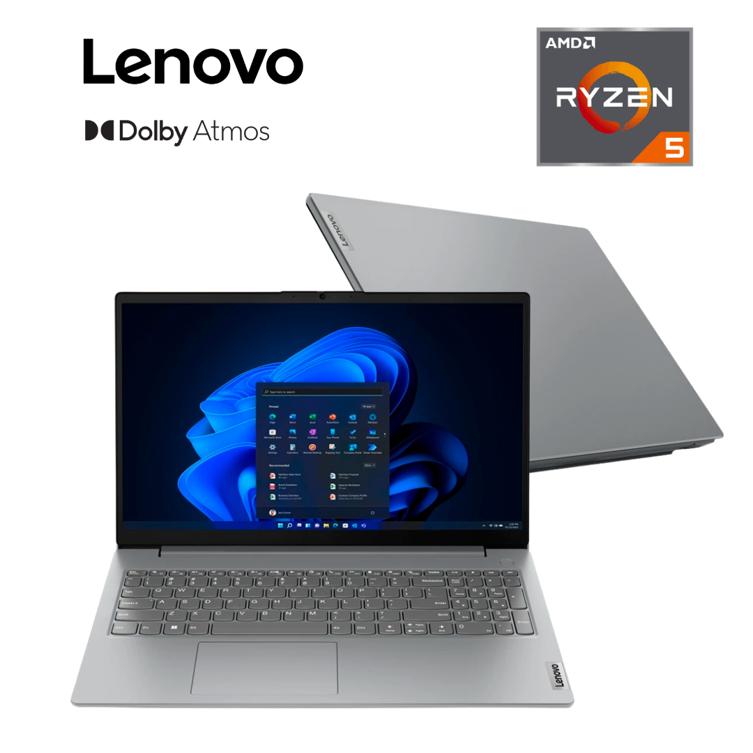 Notebook Lenovo V15 G4 AMN 15.6" FHD TN, AMD Ryzen 5 7520U 2 2.8 /4.3GHz, 8GB LPDDR5-4800